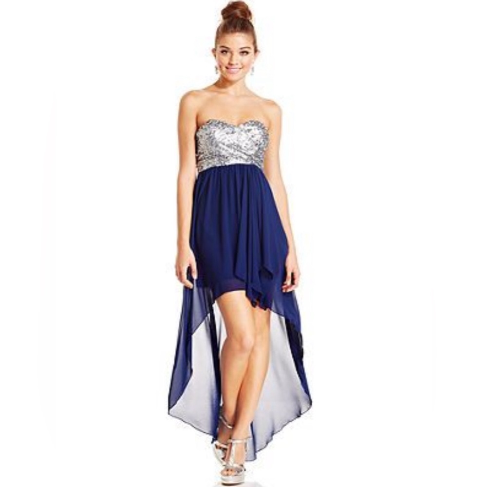 Ruby Rox Blue Prom Dress Size 3